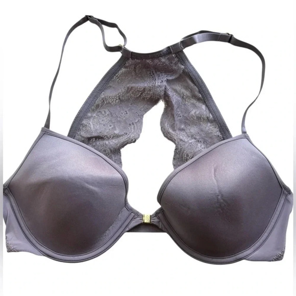 NWOT Thirdlove Lace Front Close Racerback Bra Mauve 34C 1/2 32D 1/2 36B 1/2 - Picture 2 of 5